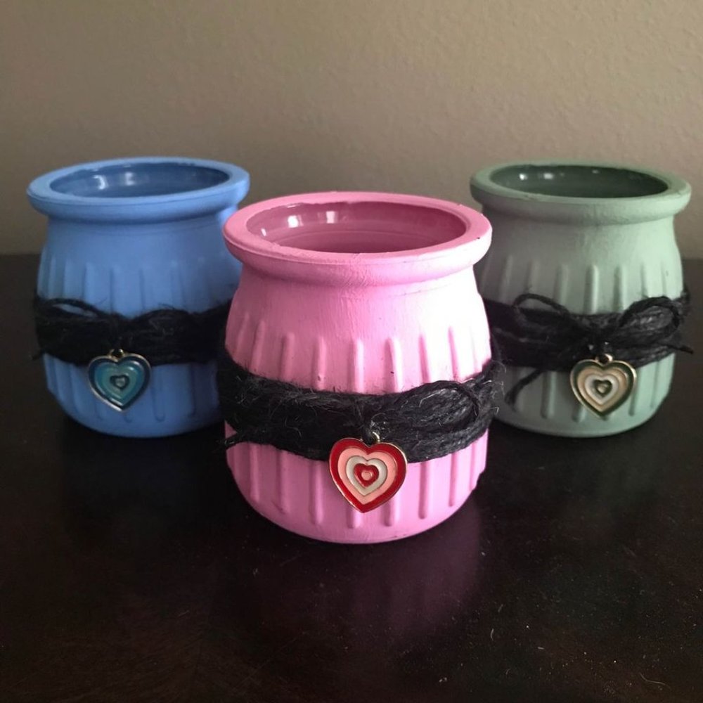 3 Handmade “Powerpuff Girls” Cartoon-Themed Desk Organizers/Room Décor